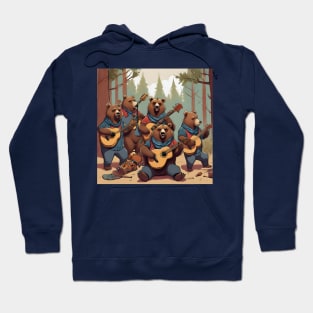 Bear Singing Band Hoodie